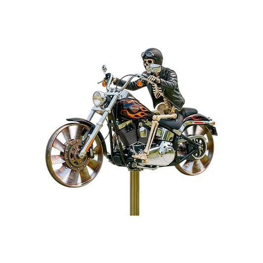 Esslyn Skeleton Rider Moulin à vent