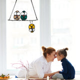 SheremArt Sunny Owls Window Hangings