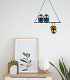 SheremArt Sunny Owls Window Hangings