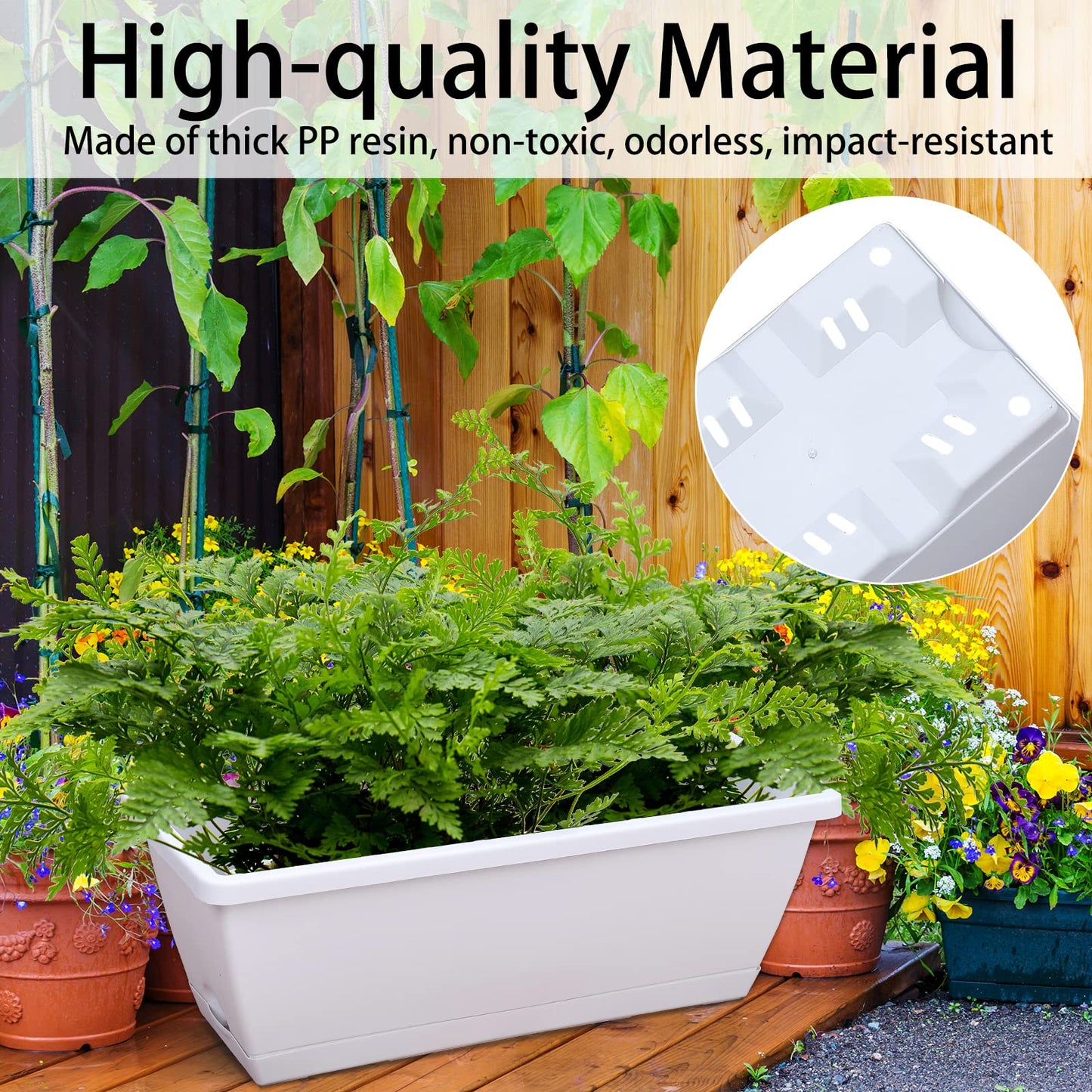 Rectangular Window Box Planter