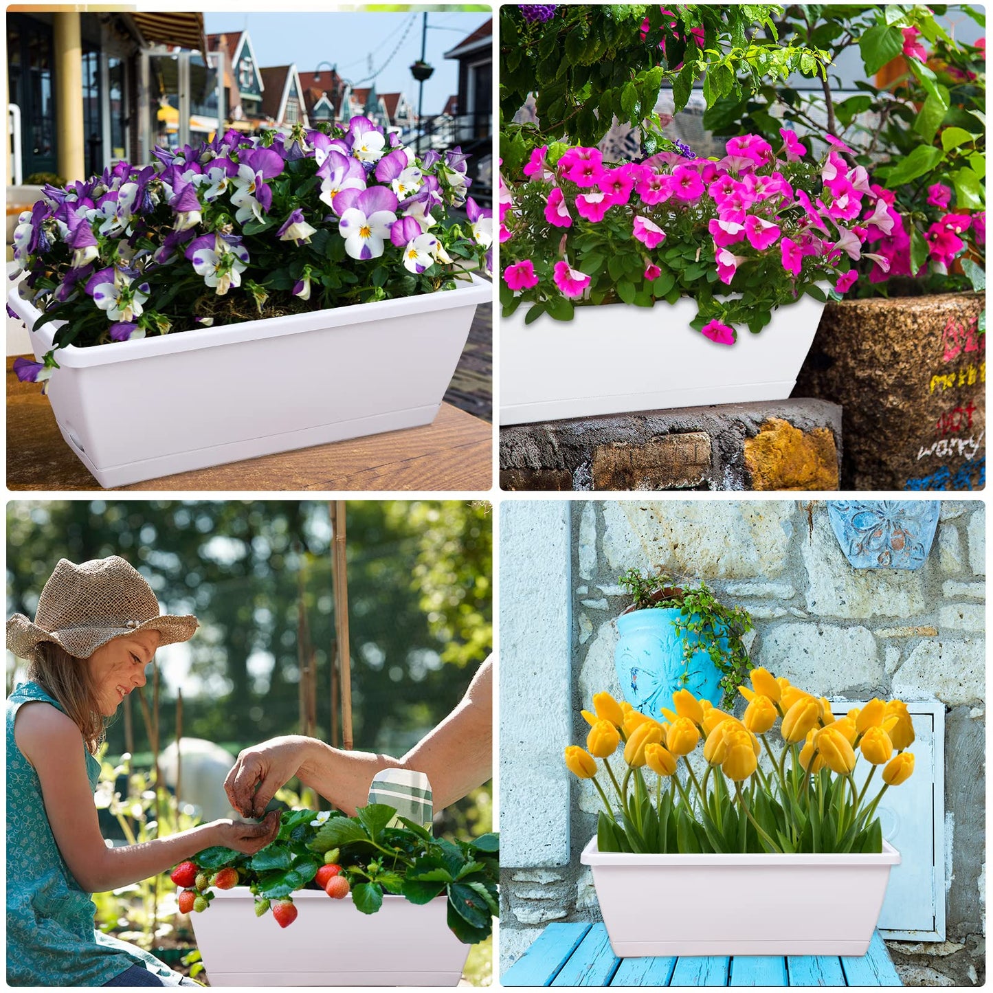 Rectangular Window Box Planter