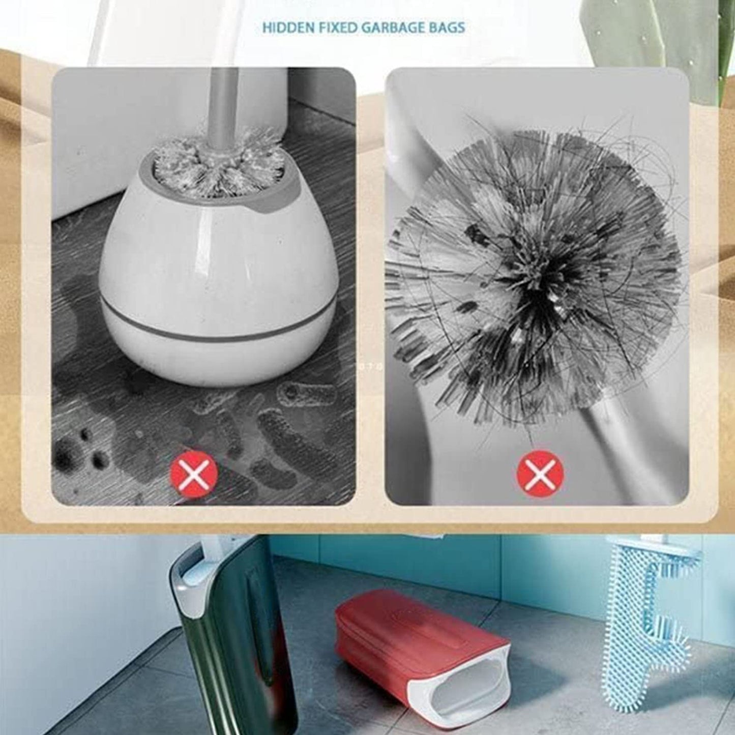 Kaktus-Toilettenbürste für jede Ecke