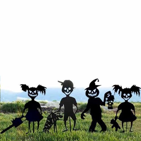 Mignons fantômes zombies - Art en métal