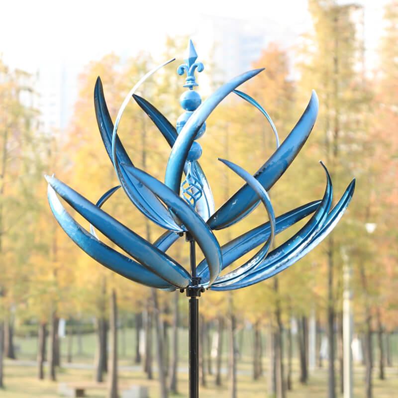 Cyan Oasis-Wind Spinner-PRE-SALE  Blue Dracaena Wind Spinner