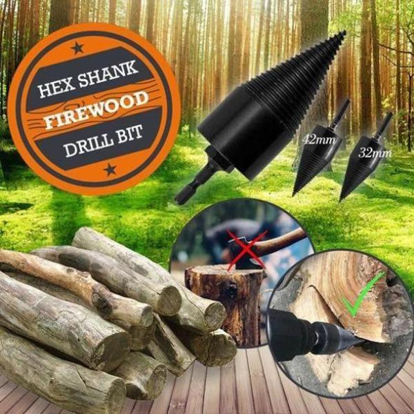 Promo🔥Foret à bois de chauffage avec une tige ronde