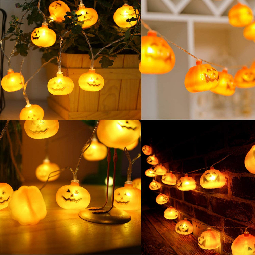 Kürbislichter Halloween Dekoration Lichterkette