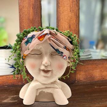 Face Flower Pot Head Flower Pot Sweat Succulent Flower Pot