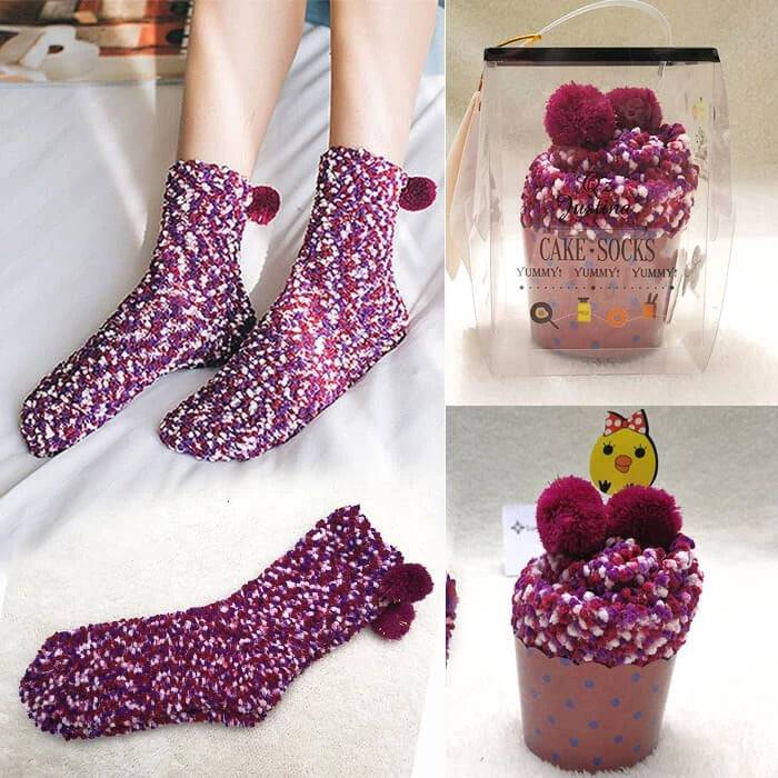 Winter Fuzzy Slipper Socks WIth Gift Box🔥Buy 5 Get FREE SHIPPING - Keilini
