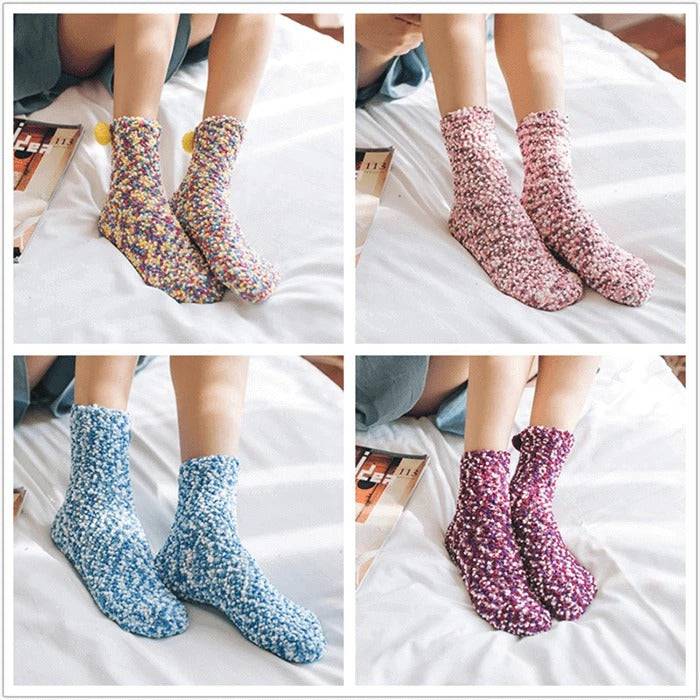 Winter Fuzzy Slipper Socks WIth Gift Box🔥Buy 5 Get FREE SHIPPING - Keilini
