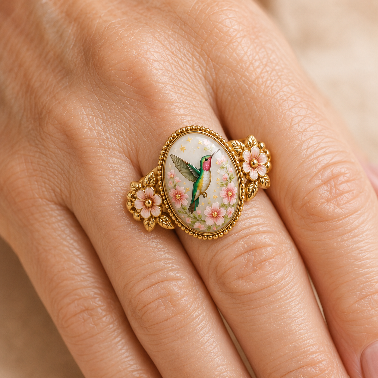 💖 Love • Peace • New Beginnings 🕊️ | 2026 Hummingbird Ring