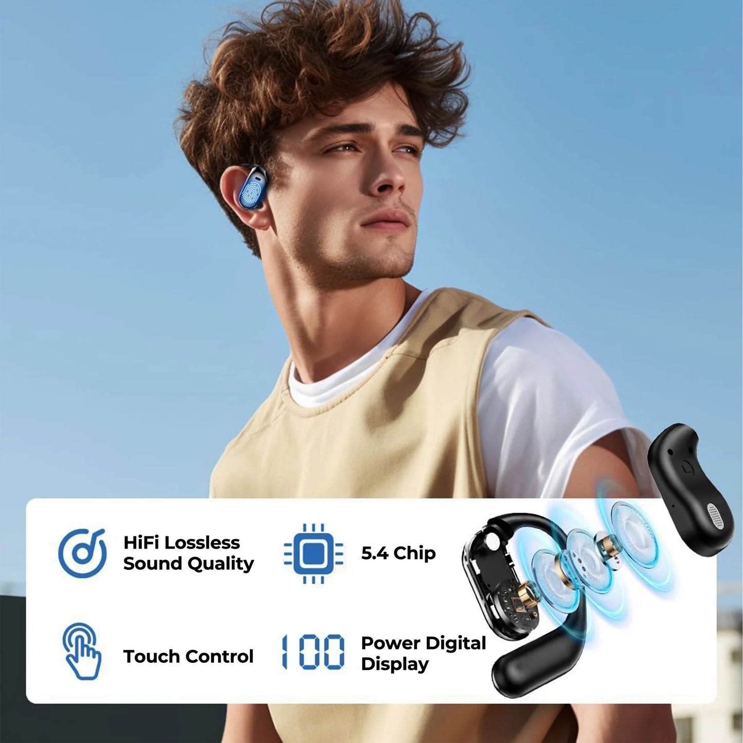 Hilipert Smart AI Translation Earbuds