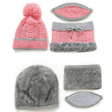 2022 New 3 in 1 Winter Beanie Set - Keilini