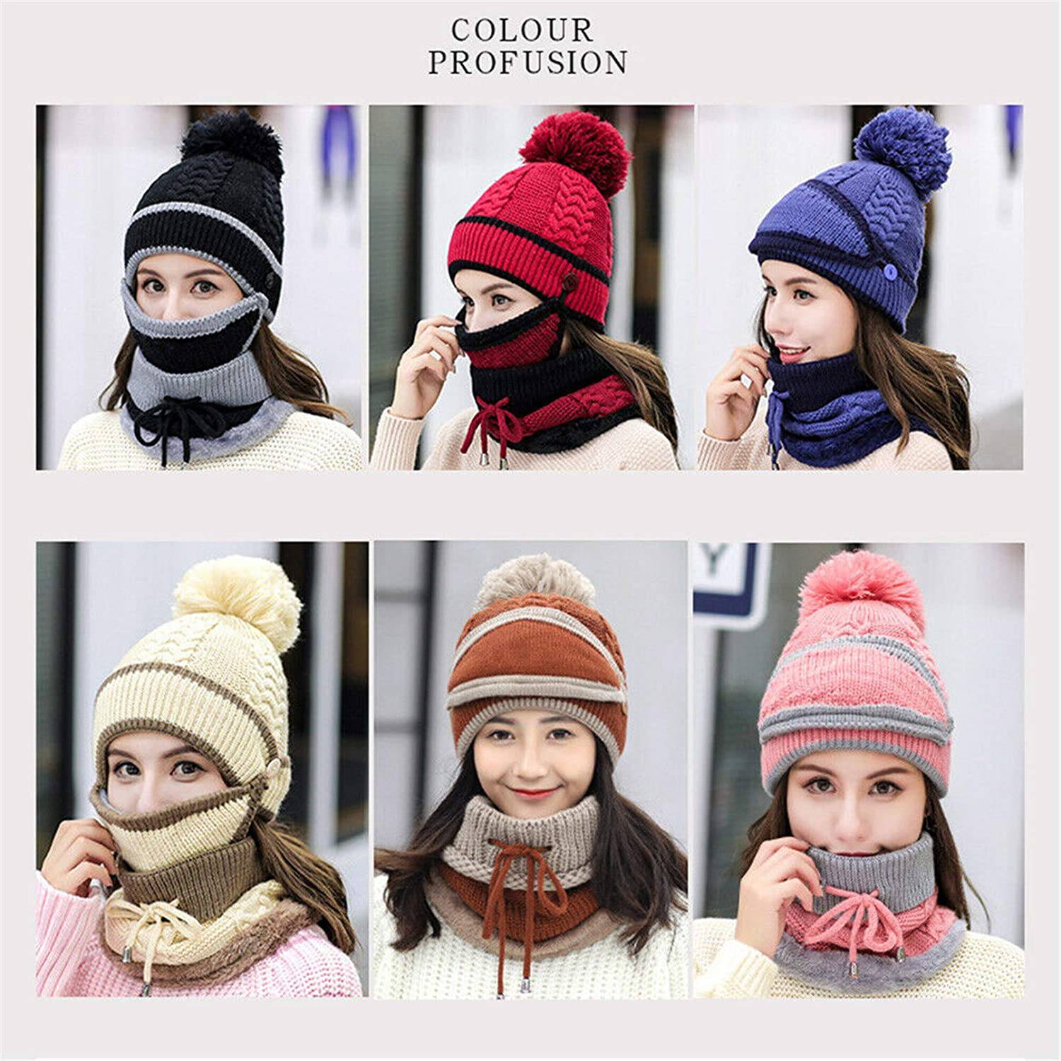 2022 New 3 in 1 Winter Beanie Set - Keilini