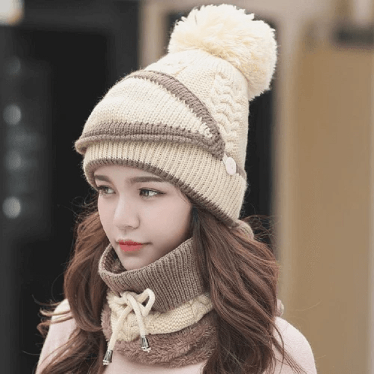 2022 New 3 in 1 Winter Beanie Set - Keilini