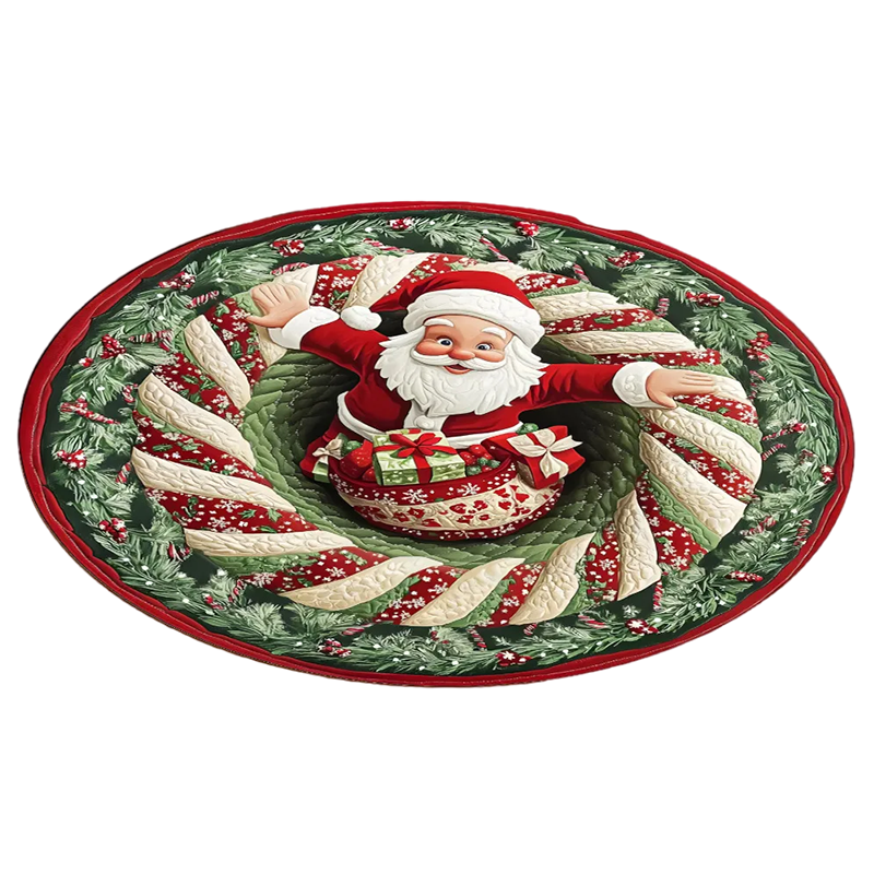 SheremArt 3D Santa Rug