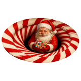 SheremArt 3D Santa Rug