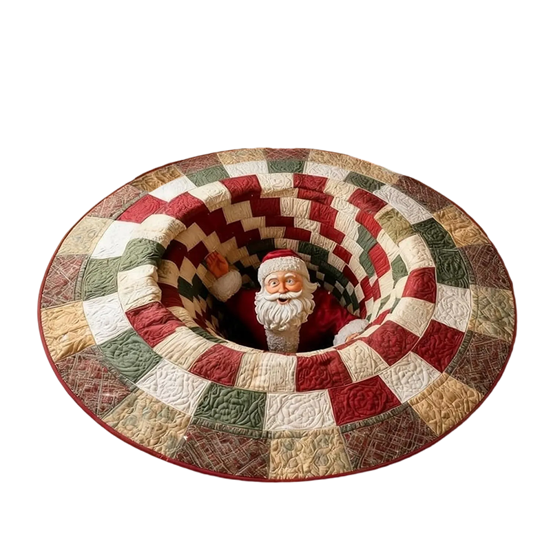 SheremArt 3D Santa Rug