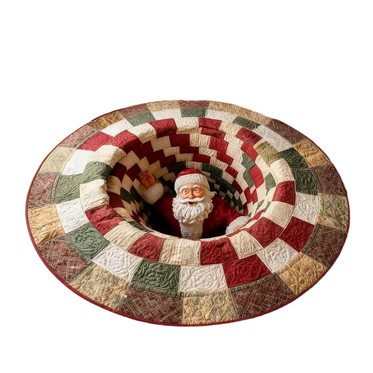 SheremArt 3D Weihnachtsmann-Teppich