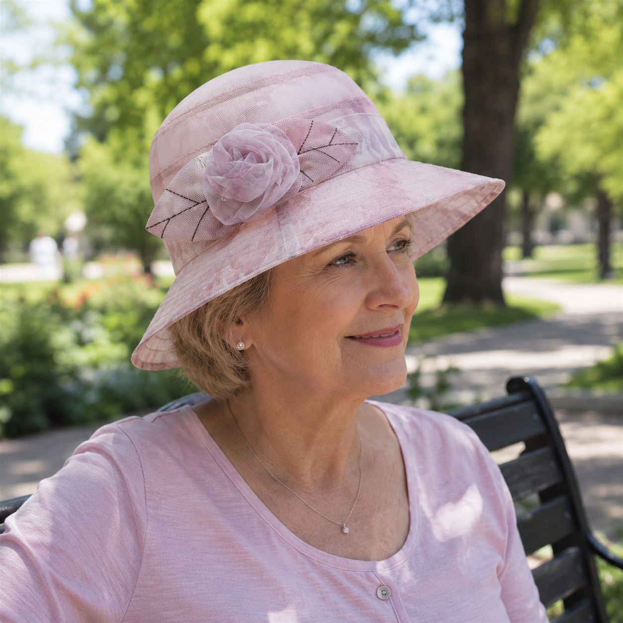 Women’s Ice-Silk Wide Brim Sun Hat 🌸