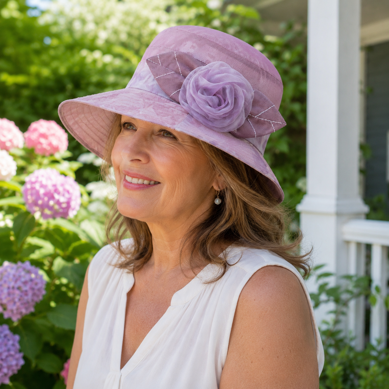 Women’s Ice-Silk Wide Brim Sun Hat 🌸