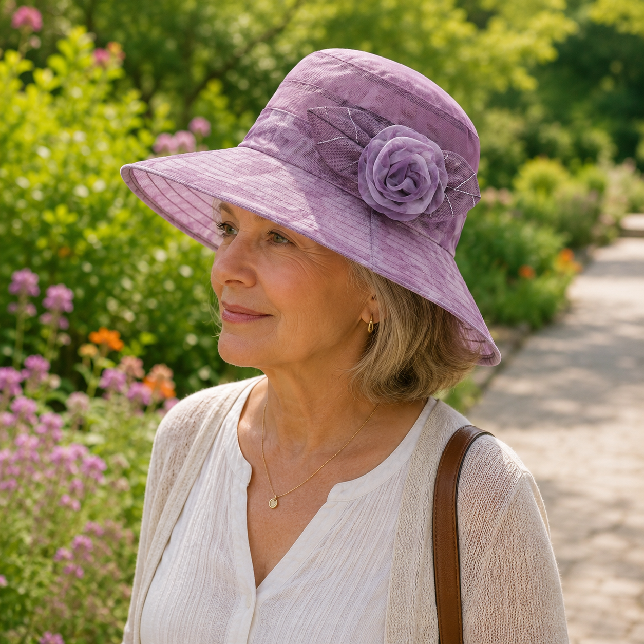 Women’s Ice-Silk Wide Brim Sun Hat 🌸