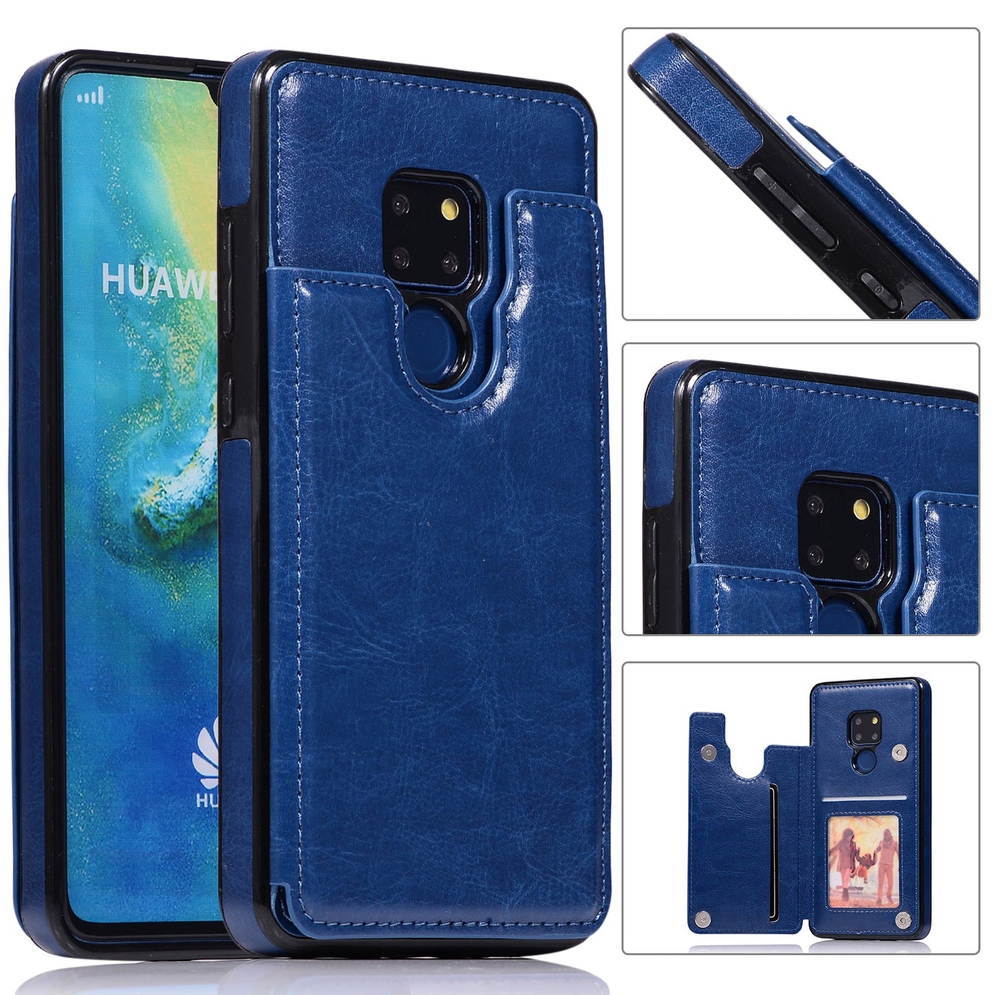 Luxury 4 IN 1  Leather Case For HUAWEI