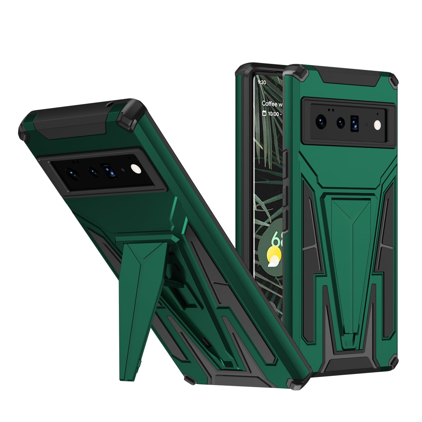 Neue Außergewöhnliche Armor Bracket Magnet Hülle für Google Pixel 6 Pro