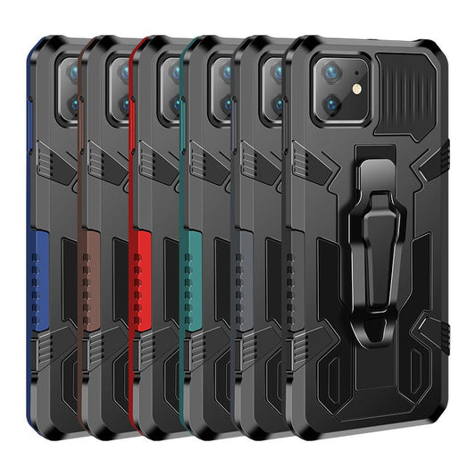 Étui de téléphone multifonction avec clip de ceinture Phone Warrior pour iPhone série 12