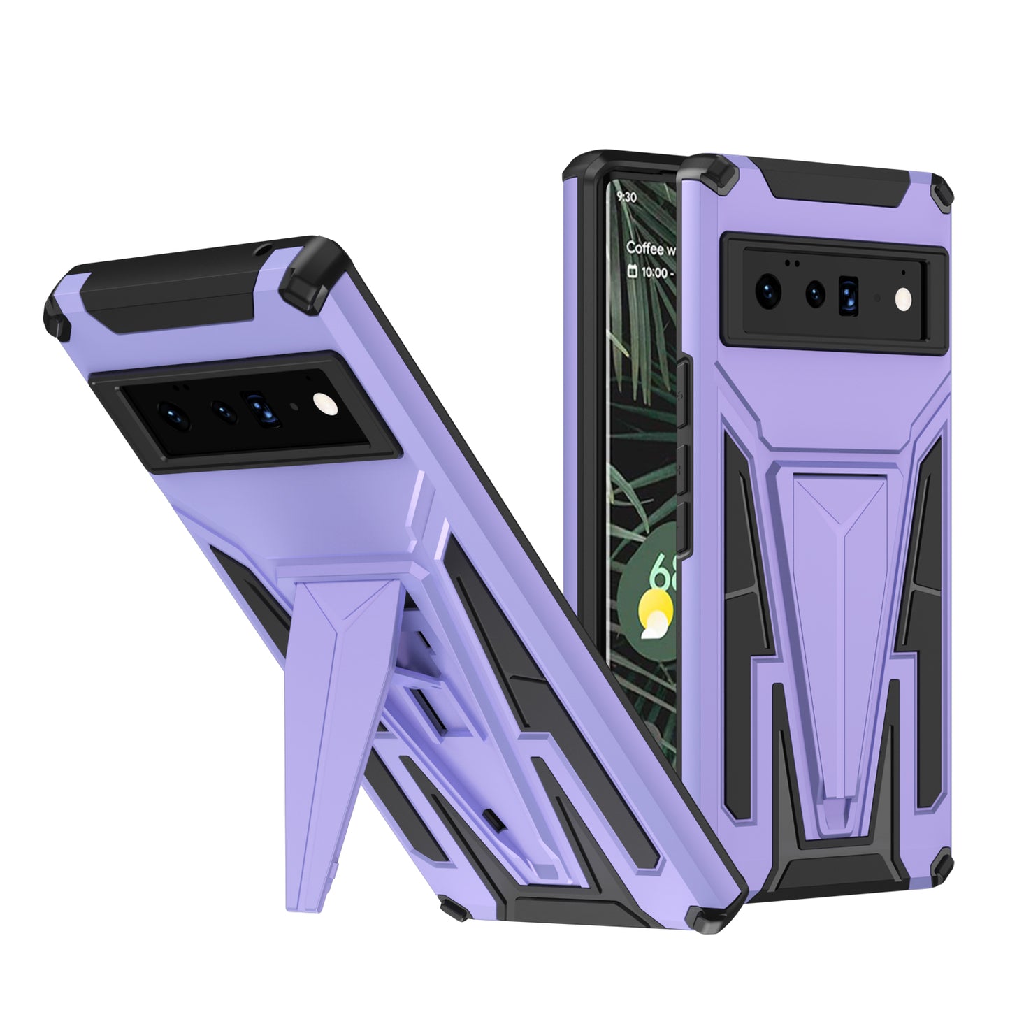 Neue Außergewöhnliche Armor Bracket Magnet Hülle für Google Pixel 6 Pro