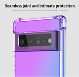Luxury Shockproof Silicone Gradient Case for Google Pixel