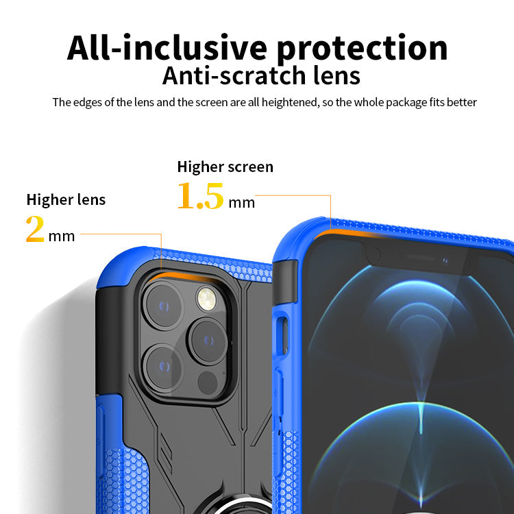 Robot 3 in 1 Heavy Duty Defender Case For iPhone 12 Series