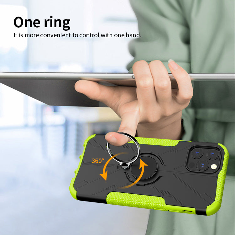 Robot 3 in 1 Heavy Duty Defender Case For iPhone 12 Pro