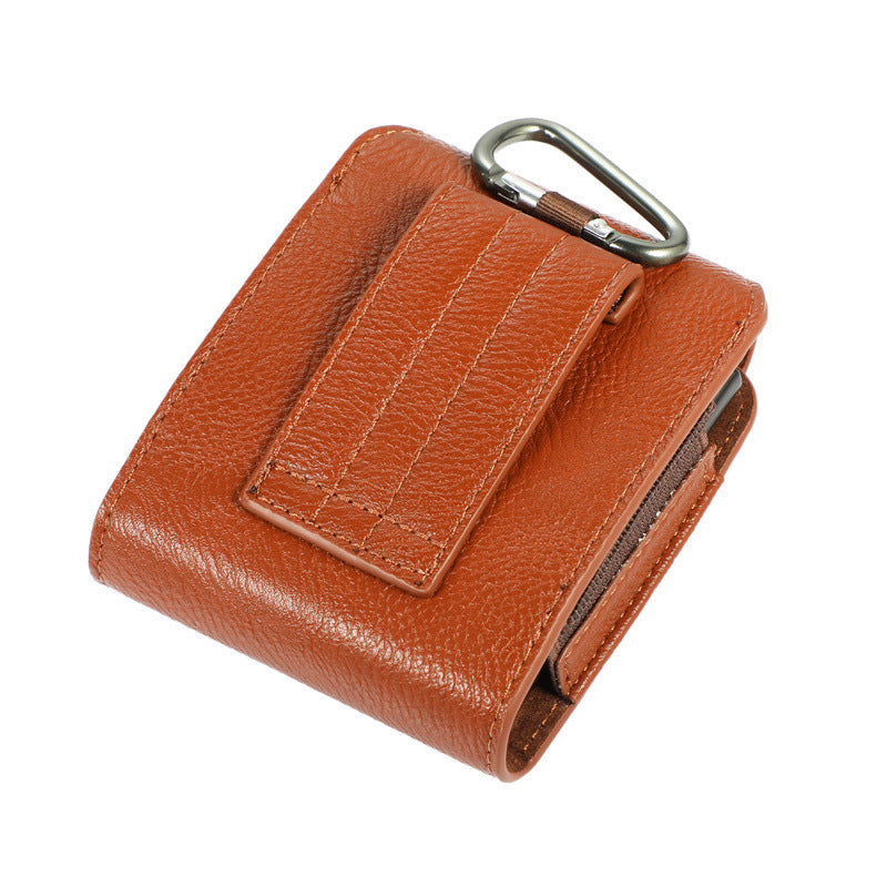 Litschi-Faltbildschirm-Gürteltasche für Samsung Galaxy Z Flip3 5G