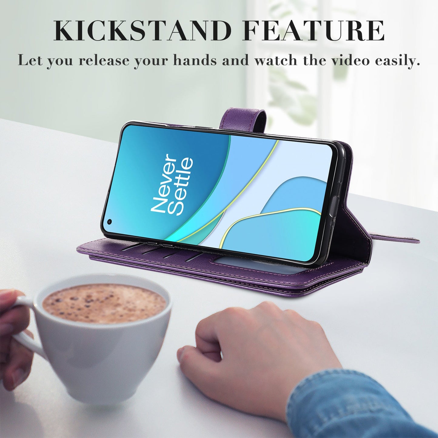 Multifunctional Large-Capacity Wallet Phone Case For OnePlus Nord N100 5G
