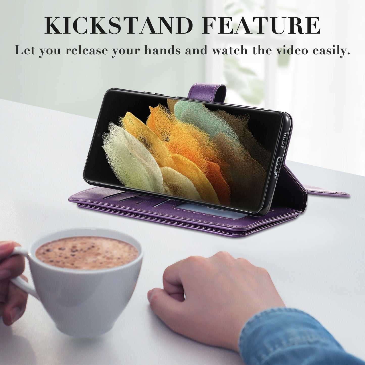 Multifunctional Large-Capacity Wallet Phone Case For Samsung A32