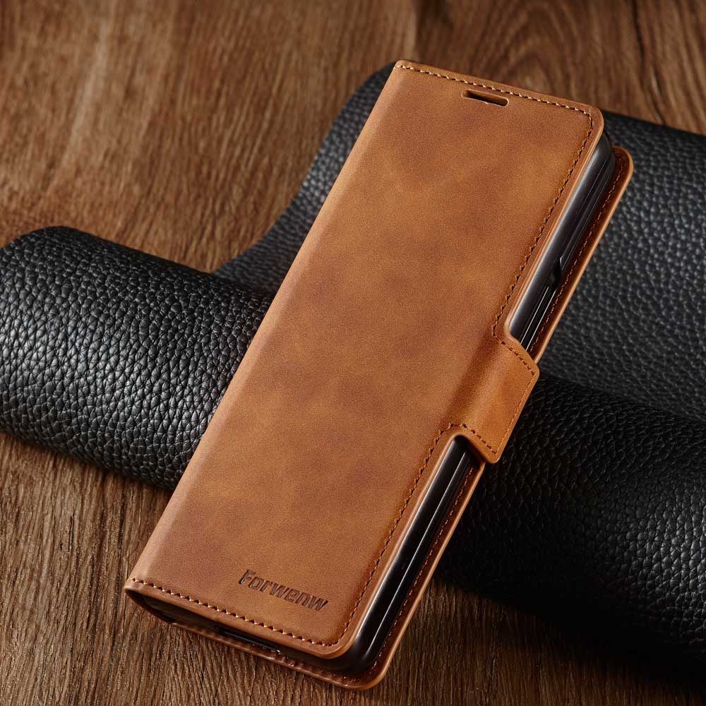 Luxury Leather Flip Wallet Case Cover For Samsung Galaxy Z Fold3 5G