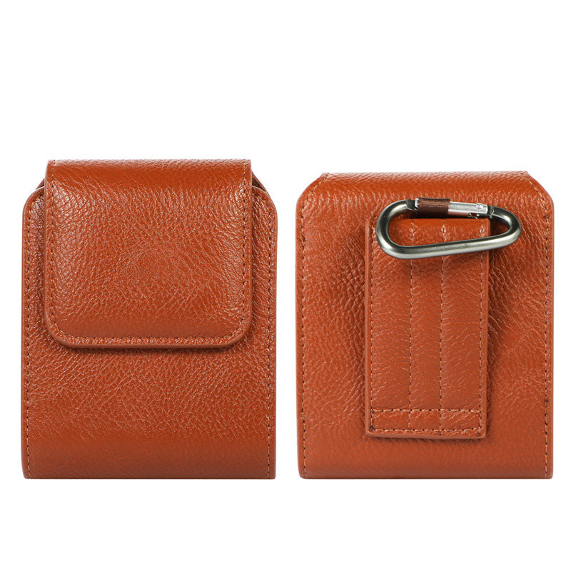Litschi-Faltbildschirm-Gürteltasche für Samsung Galaxy Z Flip3 5G