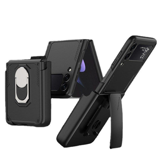 Coque Ultra Fine Pliable Anti-chute Tout Compris avec Clip Arrière pour Samsung Galaxy Z Flip3 5G