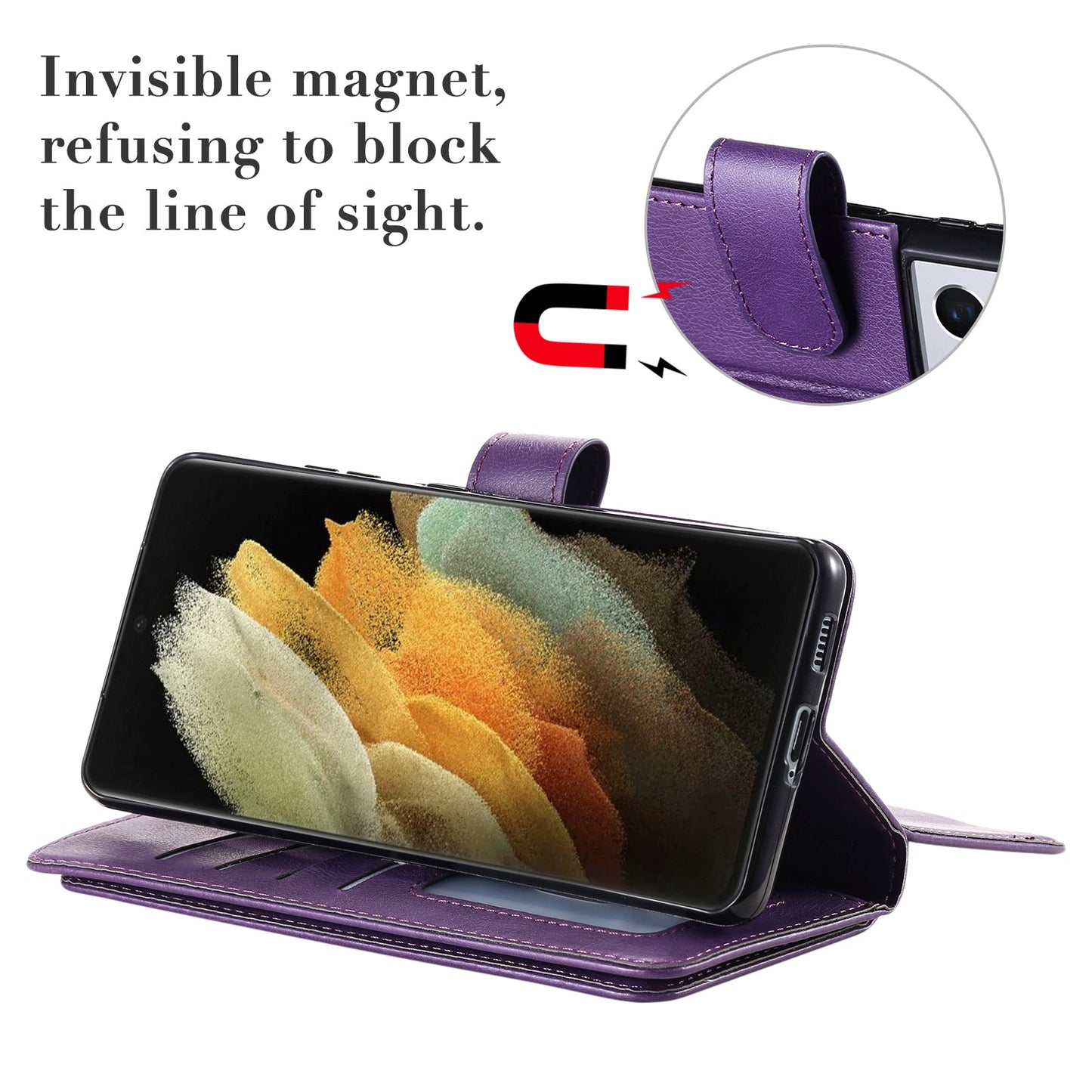 Multifunctional Large-Capacity Wallet Phone Case For Samsung A32