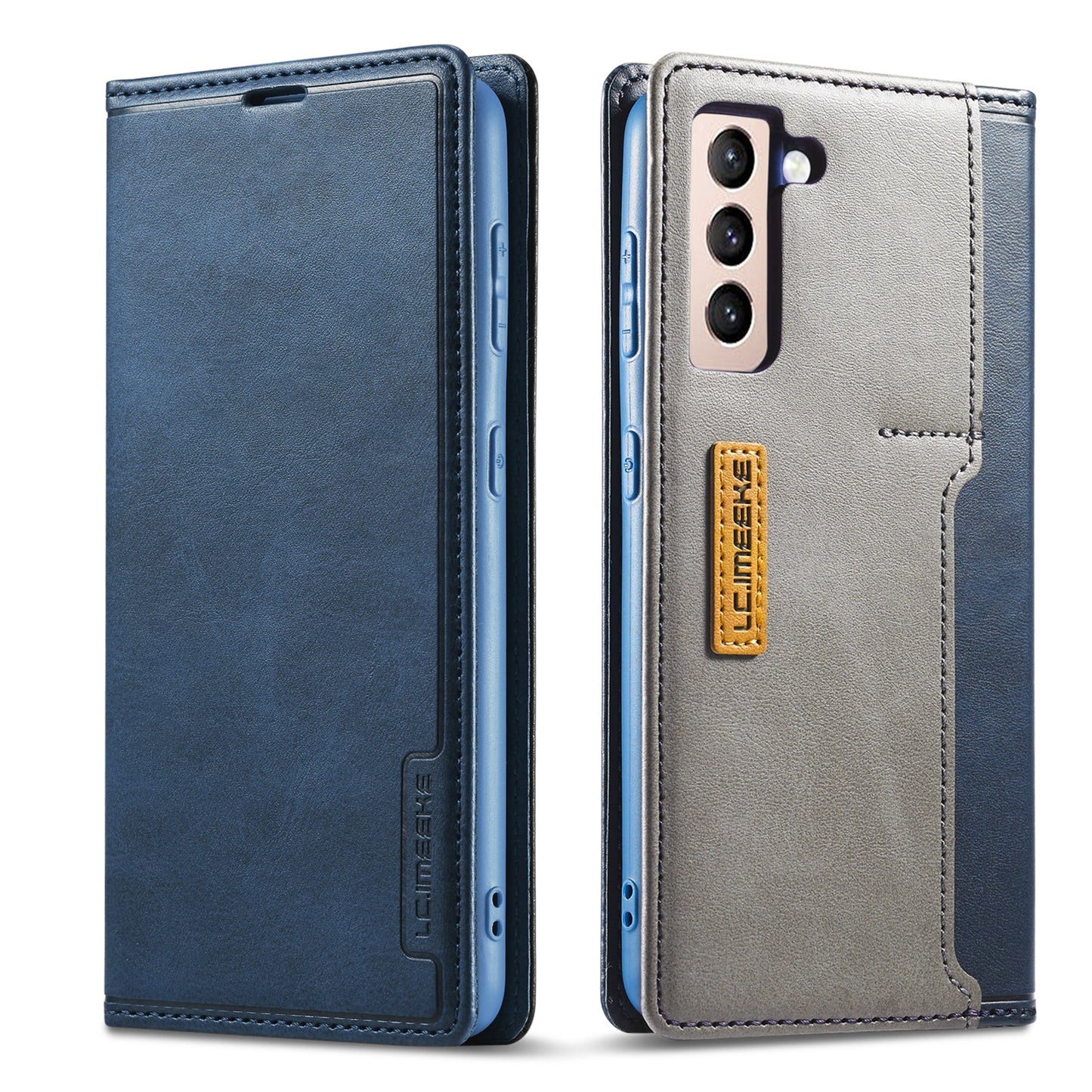 Étui portefeuille magnétique de haute qualité pour Samsung S21 5G