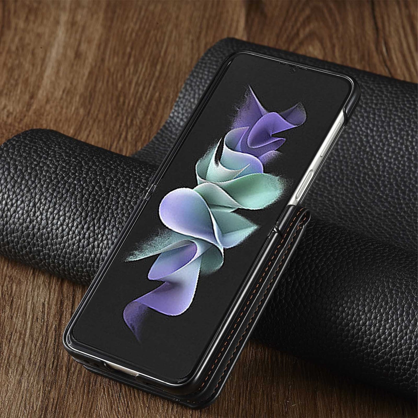 Luxury Leather Flip Wallet Case Cover For Samsung Galaxy Z Flip3 5G
