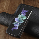 Luxury Leather Flip Wallet Case Cover For Samsung Galaxy Z Flip3 5G