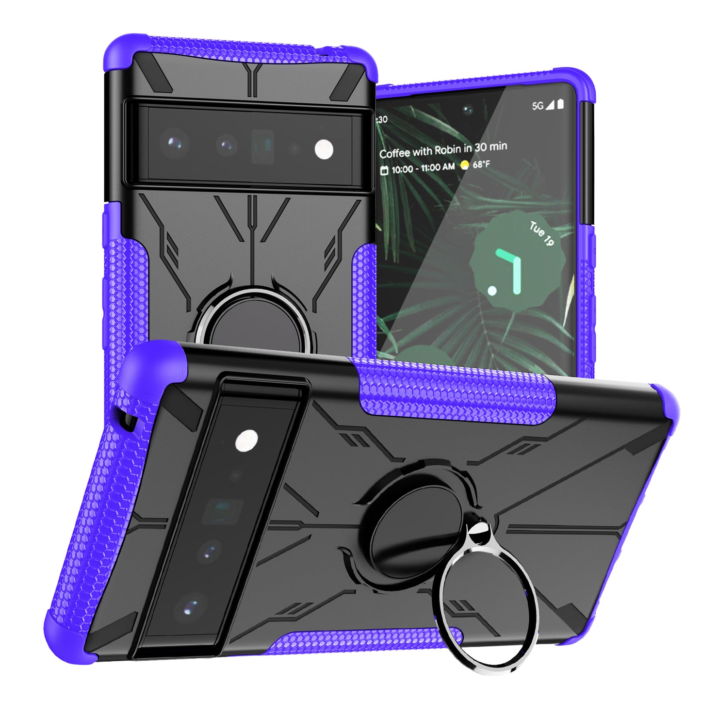 Robot 3 in 1 Heavy Duty Defender Case For Google Pixel 6 Pro