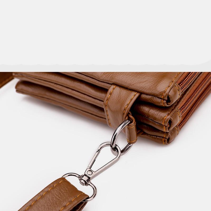 Sac de téléphone à grande capacité pour femmes, sac bandoulière