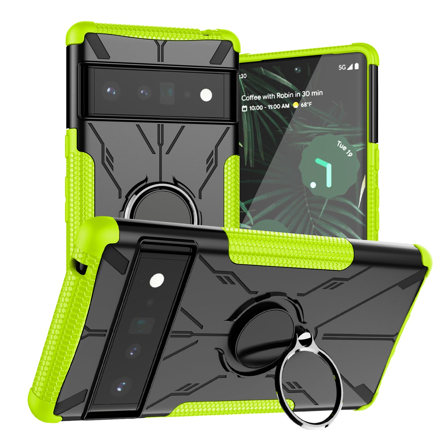 Robot 3 in 1 Heavy Duty Defender Case For Google Pixel 6 Pro