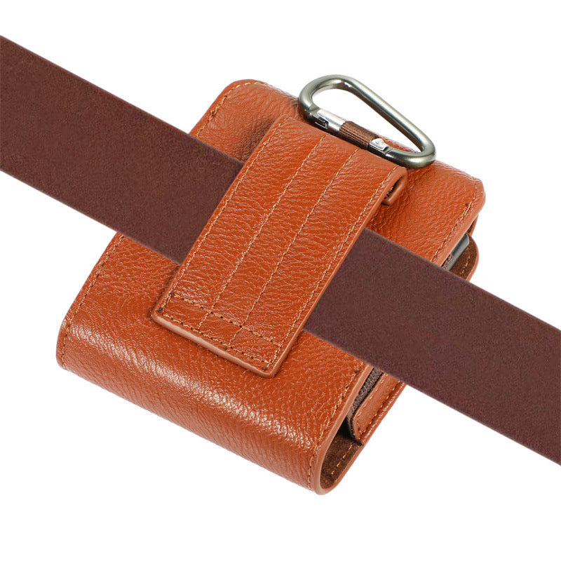 Litschi-Faltbildschirm-Gürteltasche für Samsung Galaxy Z Flip3 5G