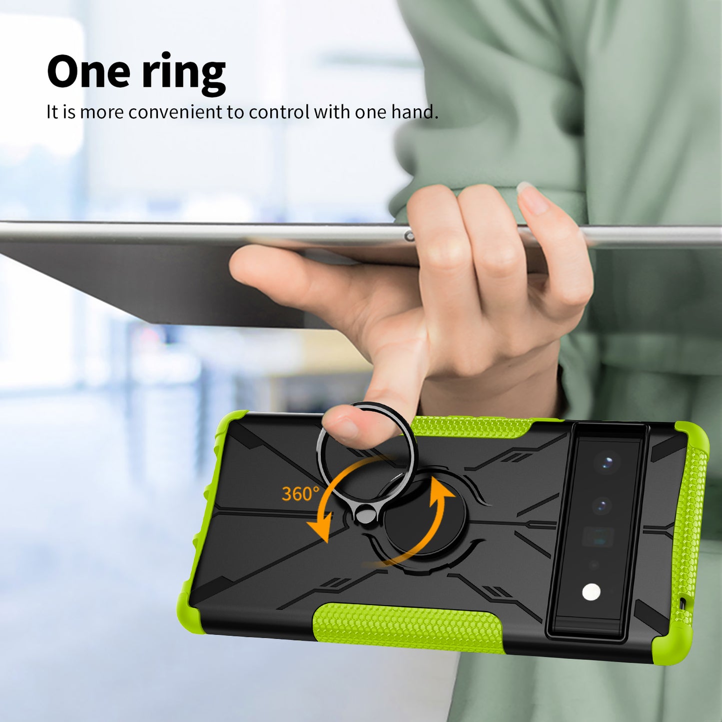 Robot 3 in 1 Heavy Duty Defender Case For Google Pixel 6 Pro