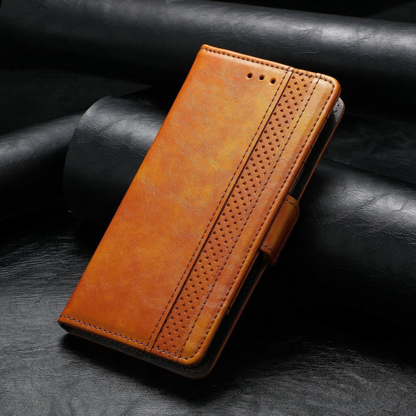 Étui de téléphone en cuir magnétique pour Samsung Galaxy Z Fold3 5G
