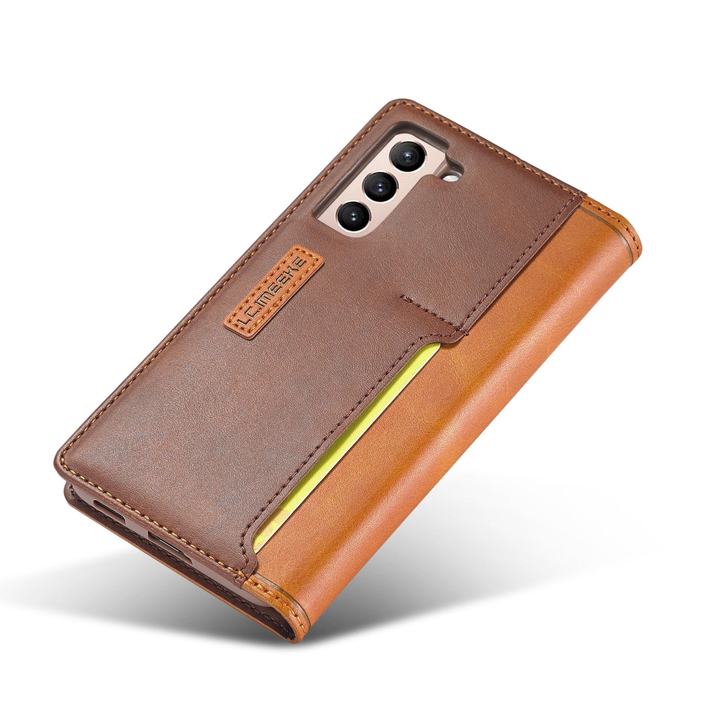 Étui portefeuille magnétique de haute qualité pour Samsung S21 5G