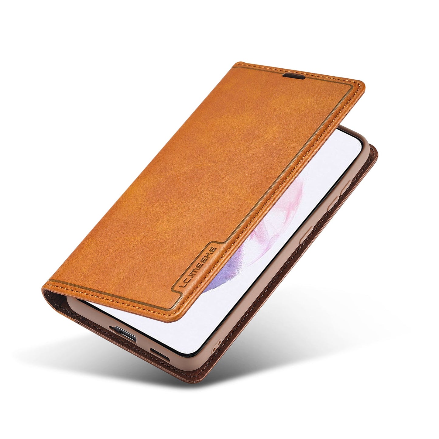 Étui portefeuille magnétique de haute qualité pour Samsung S21 5G